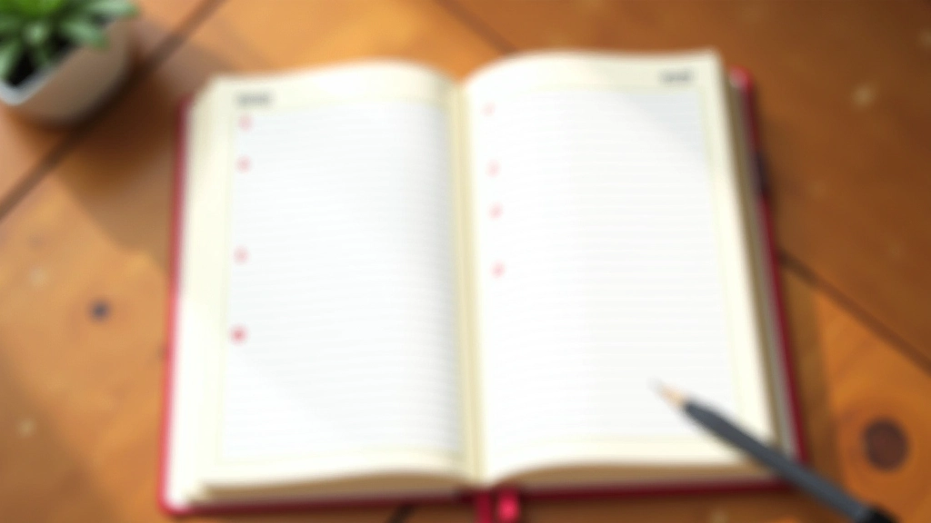 Quaderno con sezione sinistra strutturata con prompts numerati e sezione destra con spazio bianco per scrittura libera