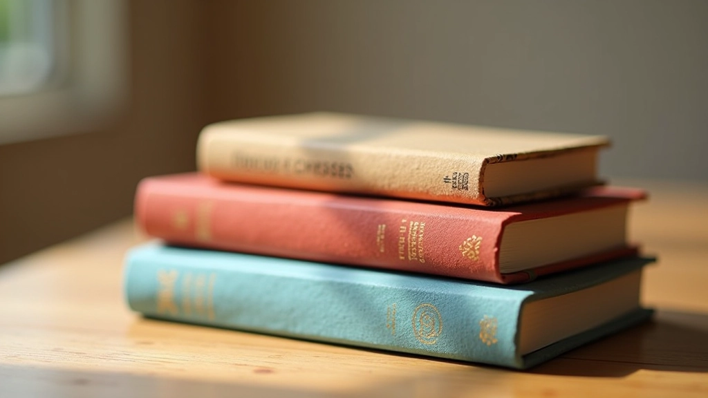 Tre quaderni diversi accatastati mostrando diversi metodi di journaling e colori